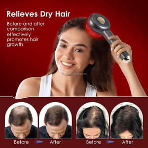 Masseur Électrique Professionnel <span class=keywords><strong>pour</strong></span> Cuir Chevelu, Applicateur d'Huile Capillaire à Lumière Rouge, Matériau Plastique Étanche, Poignée <span class=keywords><strong>pour</strong></span> <span class=keywords><strong>la</strong></span> Croissance des Cheveux - Product Image 4