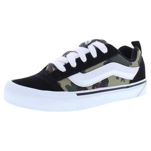 Vans Knu Skool Gs Chaussures pour garçons Camouflage Noir Vert Skateboarding - Product Image 1