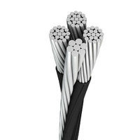 Cable ABC 0,6/1kV-XLPE aislado, conductor de aluminio, 16-150mm², para distribución de energía aérea, certificado por IEC/GB/ISO