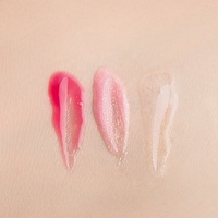 Brillant à lèvres longue tenue scintillant SPF, marque privée, vente en gros, rose, à base de plantes, protection solaire