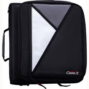 <b>Case</b>-it Factory Wholesale 2 Inch Zipper Binder 3 Ring Binder 6-Pocket Expanding <b>File</b> Durable - Product Image 1