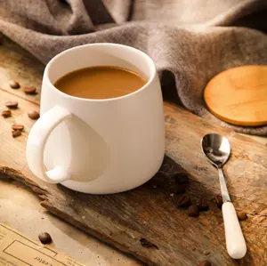 यूरोपीय शैली सिरेमिक कॉफी कप 420ml मग