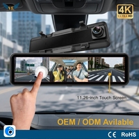 Cámara para Coche VIEVGUARB K1 con Doble Lente, ADAS, Visión Nocturna, Sensor G, Monitor de Estacionamiento, Grabación en Bucle, Control por Aplicación, 4K 1080P, WiFi, GPS