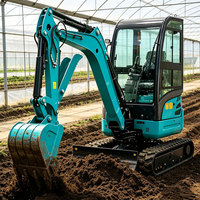 Mini-excavatrice de 3,5 tonnes à prix d'usine, moteur Kubota CE Euro 5, petite pelle sur chenilles pour les travaux de protection des pentes fluviales