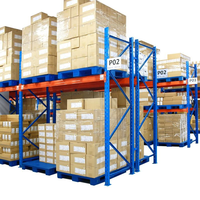 Étagères de stockage pour entrepôts de matériaux de construction, rayonnages à palettes 2000 kg par niveau, rayonnages industriels pour le stockage, fabrication OEM directe d'usine