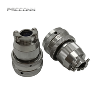 Connecteur circulaire d'aviation étanche PSCCONN OEM/ODM série Y11 à 4, 7, 10, 41 broches, coque en alliage d'aluminium/alliage de cuivre/acier inoxydable
