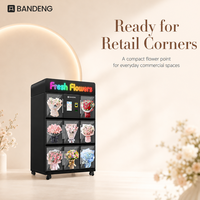 Máquina Expendedora de Flores Personalizada BANDENG 6510XH 10T con Refrigeración Estable para Almacenamiento de Flores Frescas y Capacidad para 8 Artículos