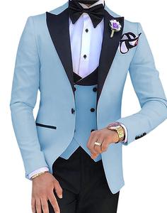 <span class=keywords><strong>Costume</strong></span> <span class=keywords><strong>Rose</strong></span> Blanc Revers Royal pour <span class=keywords><strong>Homme</strong></span>, Gilet Croisé <span class=keywords><strong>Rose</strong></span> Mariage, Sur Mesure, 3 Pièces WPY019 - Product Image 5