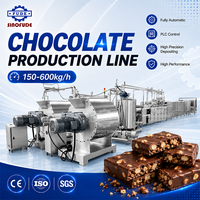 Ligne de production de chocolat automatique de qualité supérieure pour la fabrication et le moulage de confiseries industrielles