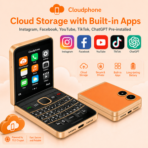Teléfono Móvil Plegable AI Pocket2 con Teclado Qwerty, 4G LTE, Flip Cloud Phone - Product Image 2