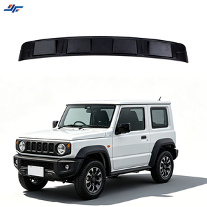Deflector de Viento para <span class=keywords><strong>Techo</strong></span> Jimny JB64 JB74 2018-2025, Visera Protectora para Parabrisas Delantero, Negro Mate, Adhesivo 3M para Accesorios Suzuki - Product Image 1