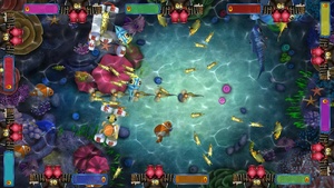 4-10 Người Chơi 60 + Trò Chơi Có Thể Điều Chỉnh Độ Khó Arcade Bắn Cá Trò Chơi Giao Diện Điều Khiển Bảng Cá Tủ Chơi <span class=keywords><strong>Game</strong></span> Phù Hợp Với Máy Đánh Cá - Product Image 5