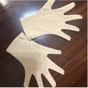 Gants de patinage artistique Gants de patinage sur glace pour hommes et femmes Spandex Entraînement Pratique Compétition Patinage Vêtements Patinage sur glace thermique - Product Image 4