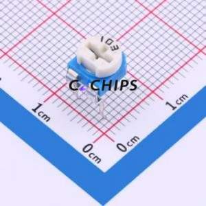 Résistance/potentiomètre réglable RM065-103(10K) à montage traversant (THT) 10 kOhm 25 % 100 mW - Product Image 1