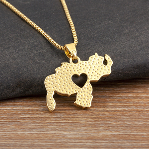 QIKU Collana con Ciondolo a Forma di Mappa del Venezuela Cuore e Stella Gioielli per Donna Ragazza Catena Girocollo Accessori Regalo di Compleanno - Product Image 5