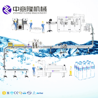 Ensemble complet d'équipement de fabrication d'eau minérale potable entièrement automatique Machines d'embouteillage Machine de remplissage de bouteilles d'eau pour animaux de compagnie