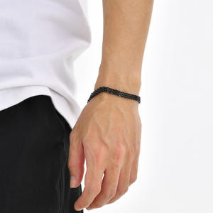 Nuovo Multi formato appannamento libero in acciaio inox braccialetto 18k Pvd placcato oro braccialetto gioielli per gli uomini e la signora - Product Image 5