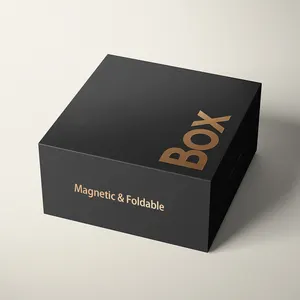 Scatola di cosmetici magnetica con scatola di profumo regalo di cartone di lusso con Logo personalizzato di vendita calda