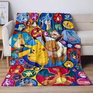 Manta <span class=keywords><strong>de</strong></span> Franela con Dibujos Animados <span class=keywords><strong>de</strong></span> Pokémon, para el Hogar, Sofá, Descanso, Viajes, Decoración <span class=keywords><strong>de</strong></span> Camas, Regalo, Derivados <span class=keywords><strong>de</strong></span> Anime - Product Image 5