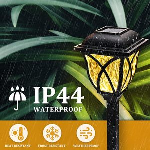 Lampes solaires LED étanches pour extérieur, décorations de jardin, décoration de jardin pour cour, patio, aménagement paysager, jardinière, allée - Product Image 3