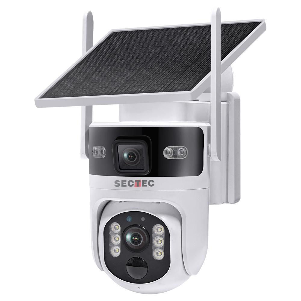 SECTEC 6MP AOV камера безопасности 24/7 записи смарт-камеры автоматического слежения 4G беспроводные камеры на солнечных батареях для домашней безопасности