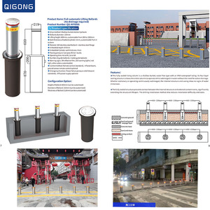 Hidrolik Park Direği Tam Otomatik Park Direği Araç Karşıtı Otomatik Yükselen Park Direkleri Elektrikli Park Direği - Product Image 1