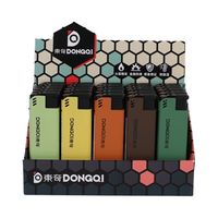 Briquet à gaz butane rechargeable coupe-vent avec couvercle métallique, prix de gros usine, haute qualité, logo personnalisé pour fumeurs de cigarettes