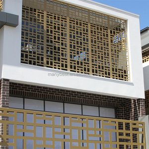 Gravure murale de façade de style arabe populaire, découpe au laser en aluminium <span class=keywords><strong>Mashrabiya</strong></span> - Product Image 5