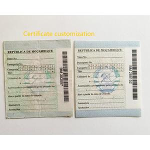 Chất lượng cao Watermark Micro văn bản UV vô hình chống hàng giả giấy chứng nhận cho xe ô tô hoặc xe của H - Product Image 1