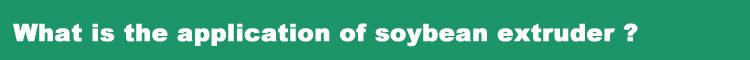 Full fat soya soybean meal extruder machine for animal pig chicken feed