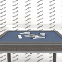 Table de jeu de société automatique Inean Play Shuffle Okey Rummy, table de casino avancée pour bars à café locaux, événements et attractions