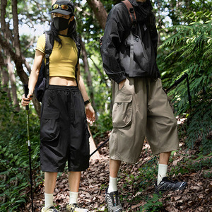 Pantalon <span class=keywords><strong>Capri</strong></span> Cargo Tactique Premium - Short Utilitaire d'Extérieur Rafraîchissant UPF <span class=keywords><strong>40</strong></span>+ avec Solutions OEM et Marque Privée Tout-en-un - Product Image 3