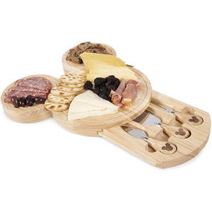 Juego <span class=keywords><strong>de</strong></span> platos <span class=keywords><strong>de</strong></span> queso <span class=keywords><strong>Mickey</strong></span>, cubiertos, cortador <span class=keywords><strong>de</strong></span> acero inoxidable, mango <span class=keywords><strong>de</strong></span> madera, cuchillo para untar mantequilla y tenedor - Product Image 2