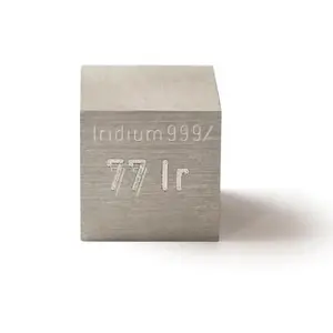 Previous Metal Iridium Cube 99.95% Engraving 10mm Density Metal Iridium Ir Cubes for Element Collections