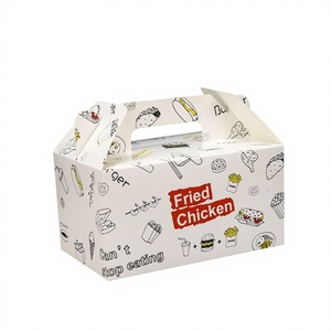 Boîte à frites biodégradable portable et tendance pour restaurant, vente en gros, avec logo, étanche et réutilisable - Product Image 3