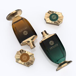 Luxury 100ml Unique Shape Perfume <b>Bottle</b> Empty Fragrance <b>Bottle</b> Perfume Glass Portable Perfume <b>Bottle</b> With Crimp Sprayer - Product Image 5