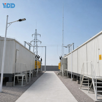 Poste de transformateur mobile triphasé haute tension préfabriqué de type conteneur 415V/480V pour usage industriel