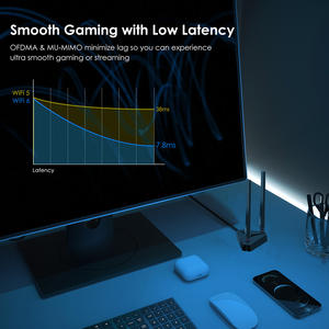 3000Mbps <span class=keywords><strong>WIFI</strong></span> <span class=keywords><strong>6</strong></span> <span class=keywords><strong>Intel</strong></span> AX200 PCIe อะแดปเตอร์เครือข่ายไร้สาย <span class=keywords><strong>WIFI</strong></span> การ์ดคู่2.4G/5GHz 802.11ac/ax สำหรับ5.1 BT สำหรับ Win 10 - Product Image 6