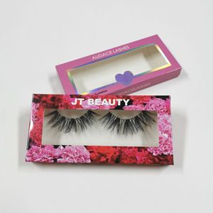 Thiết Kế Miễn Phí Tùy Chỉnh Dễ Thương Tông Kích Thước Nhỏ Dễ Dàng Lấy Lông Mi Giả Bao Bì Hộp - Product Image 5