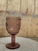 Gobelets en verre modernes Fleur de Lys en améthyste – Vaisselle décorative élégante pour mariage