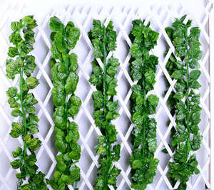 Gesimuleerde Kunstmatige Plastic Hangende Muurplant Mandala Gras Gepotte Niet Verwelkende Groene Bloemenkrans Decoratieve Indoor Outdoor - Product Image 5