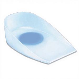 Coussinets de talon enveloppants en silicone OK PED avec sortie centrale, protège-talon, fabriqués en Italie, Réf. Unité 101 - Product Image 1