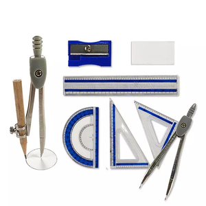 Surwin Factory Luxury 9pcs Max Metal Multi-Function Novelty Math Box Set with Logo Custom for School Grade Students - Product Image 3