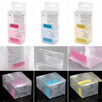 Boîte en plastique transparente imprimée, écologique, recyclable, imperméable, anti-poussière, forme et taille personnalisées pour l'emballage de détail