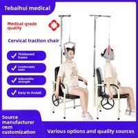 Chaise de traction cervicale à domicile en acier et plastique, dispositif de traction médical de classe I, traitement de la spondylosis cervicale, correction du cou