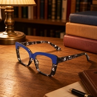 Nouvelles lunettes anti-lumière bleue tendance, montures élégantes et stylées, design décontracté unisexe LD0525