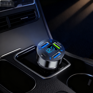 Hot Bán Bán Buôn Kéo Vòng Siêu Nhanh Phí Pd30w Hidden Mini Loại C Xe Sạc Qc3.0 Kim Loại 100W Đèn <span class=keywords><strong>Flash</strong></span> Đa Chức Năng - Product Image 3