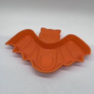 Halloween Kreative Kürbis-Grimassen-Truthahn-Kompottschale Cartoon Plastik PP Umweltfreundliche Besteckaufbewahrung Dekorationen - Product Image 6