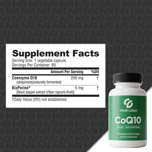 פרטי תווית ננו ubiquinolo <span class=keywords><strong>100</strong></span> אנזים מ ג תוסף אורגני טהור מסיסים 98% קואנזים <span class=keywords><strong>q10</strong></span> כמוסות להריון - Product Image 2