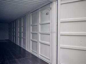 40HQ Conteneur à 4 portes en acier Corten à ouverture latérale 76CBM haute capacité 50% chargement plus rapide pour le transport de machines - Product Image 2